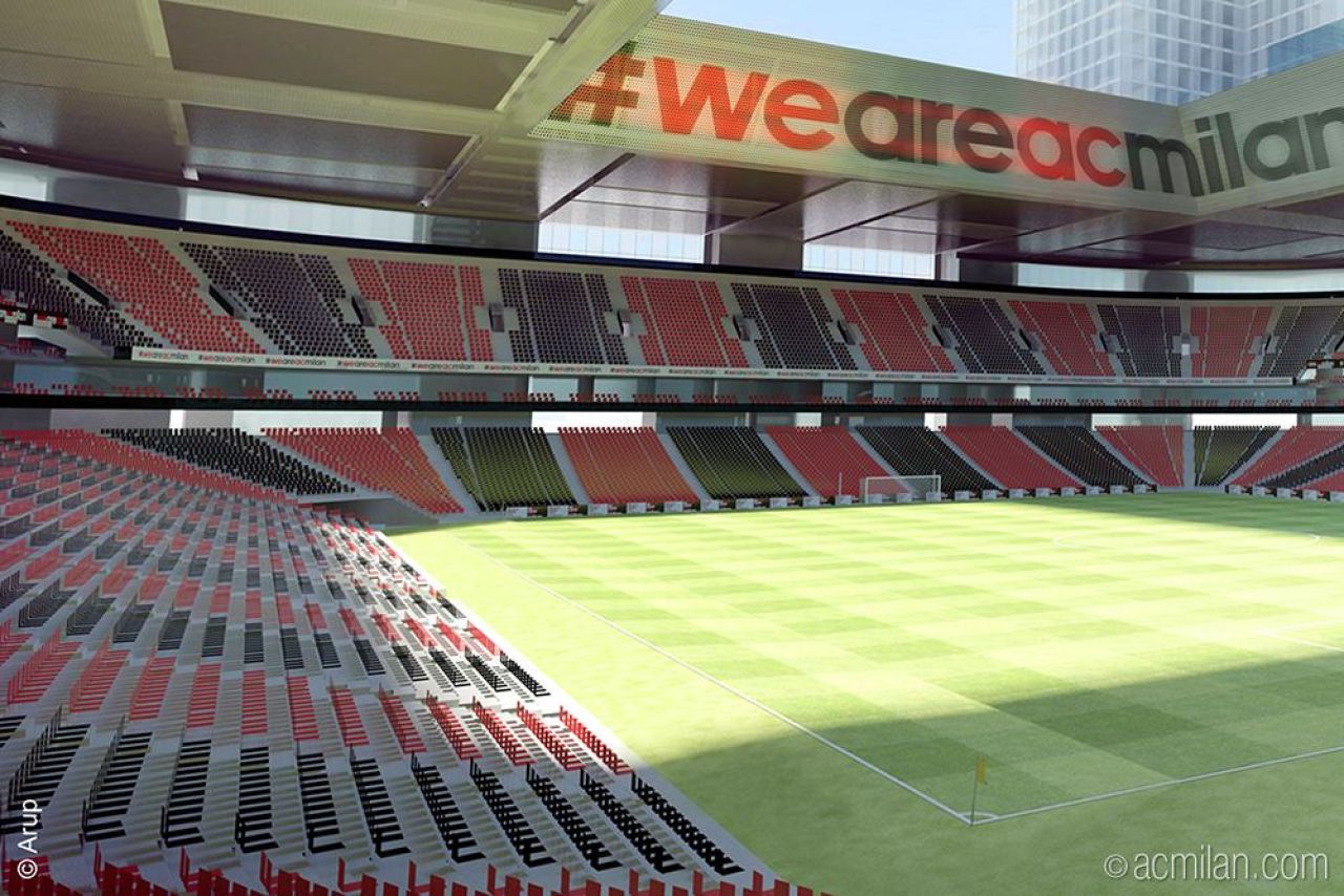 Primele imagini cu noul stadion de 320 de milioane de euro pe care AC Milan il va construi. Ce il face unic in Italia_3
