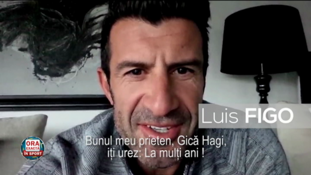 VIDEO EXCLUSIV: Mesajul superb primit de Hagi de la FIGO si Real Madrid in ziua in care implineste 50 de ani: Ai fost urias!
