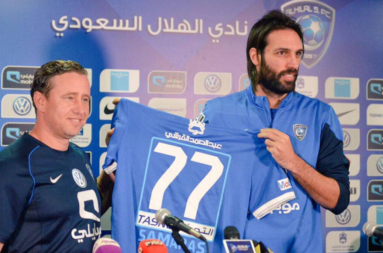 Reghecampf si-a prezentat noua vedeta la Al Hilal, fanii au creat o adevarata nebunie la Riyadh: FOTO_1