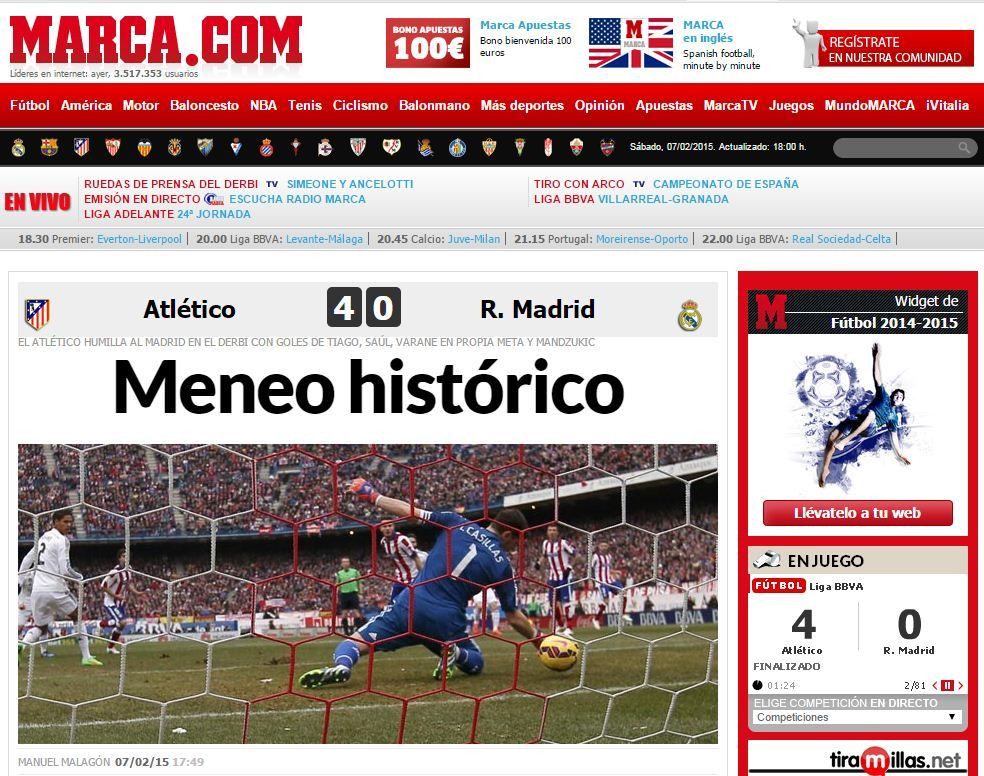 DISTRUGERE TOTALA pentru Real Madrid! 