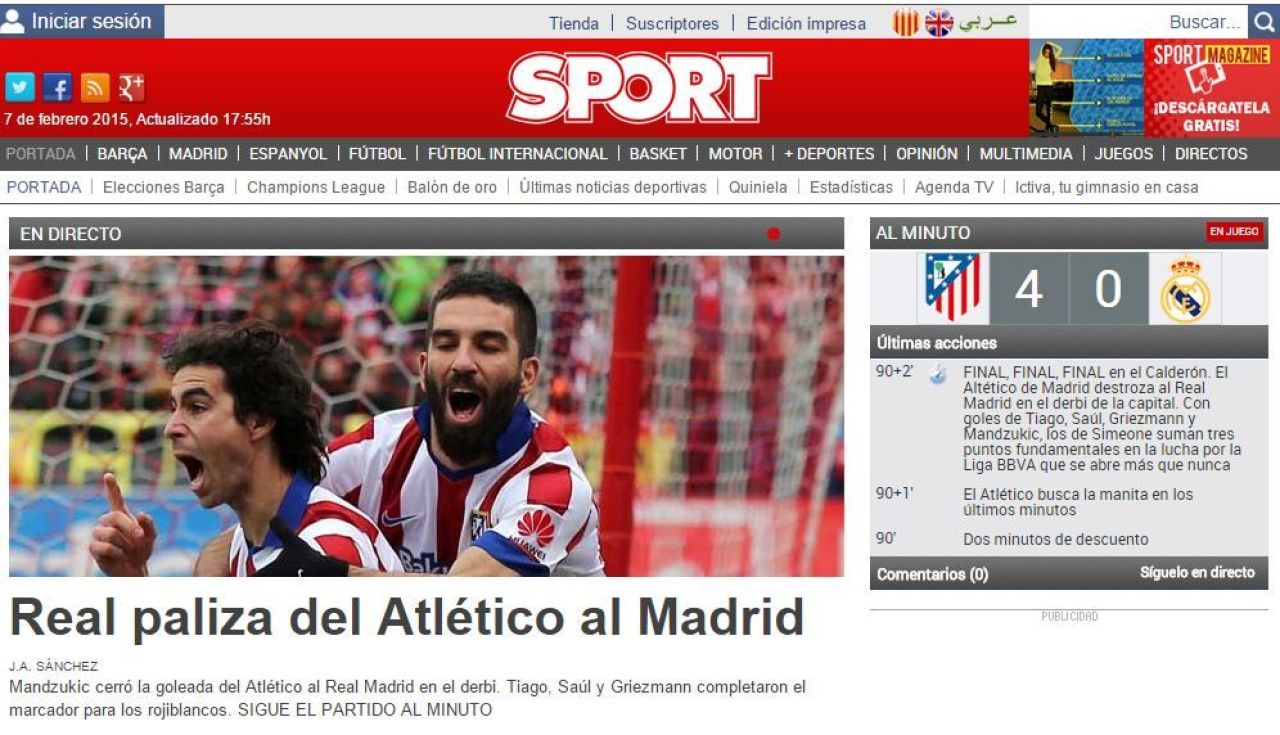 DISTRUGERE TOTALA pentru Real Madrid!