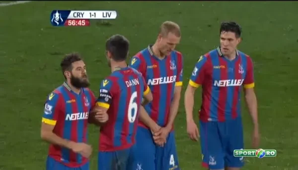 Lallana inscrie golul de 2-1 cu Palace