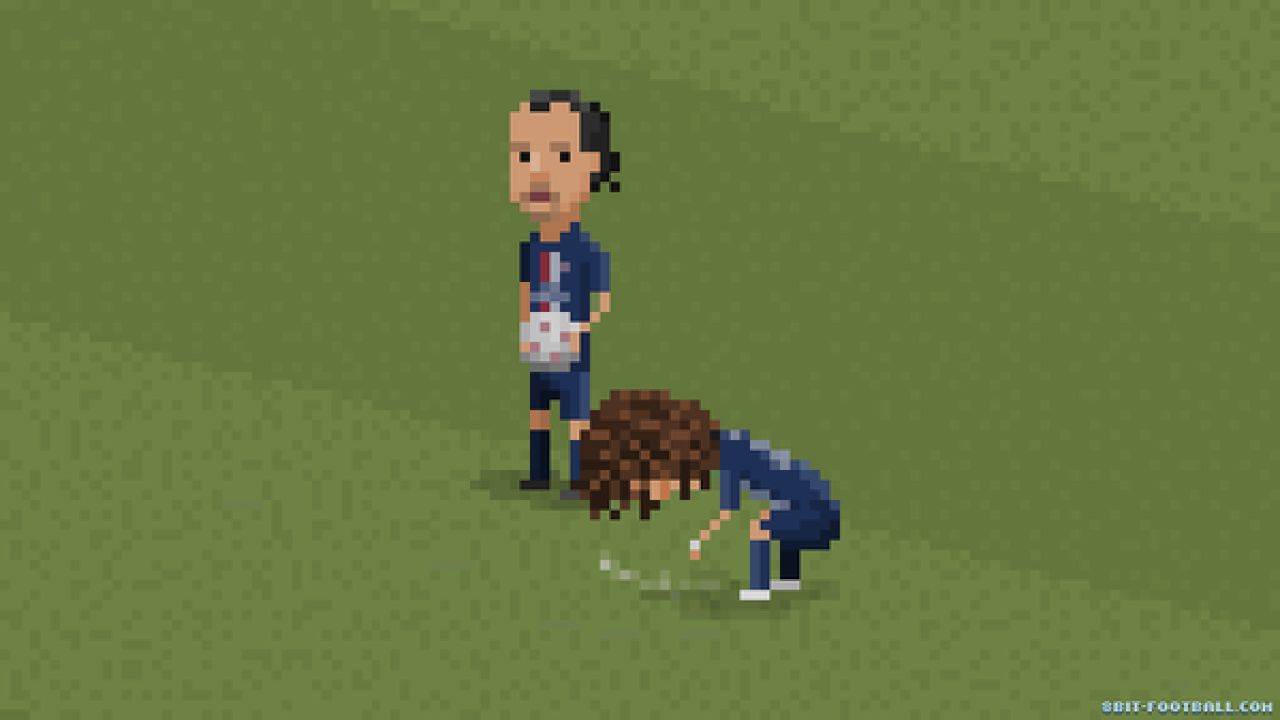 MAGIA lui David Luiz! Brazilianul a mutat o lovitura libera marcata cu spray-ul de arbitru. Cele mai tari reactii_6