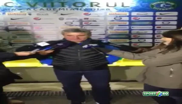 Reactia lui Hagi dupa umilinta cu Iasi