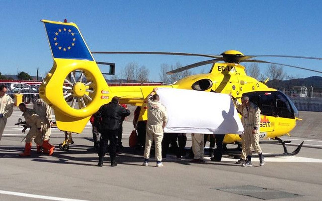 FOTO Accident GRAV pentru Alonso la Barcelona! A fost transportat cu elicopterul la spital: