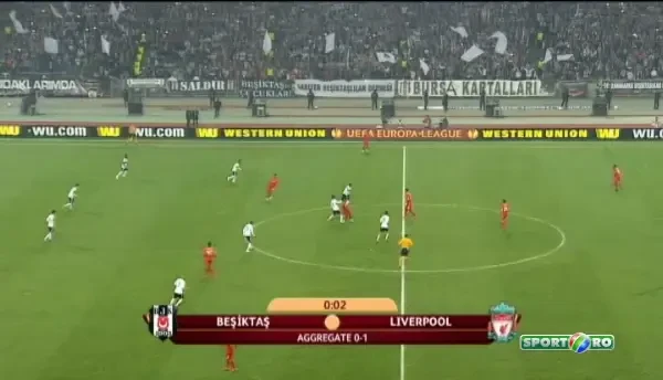 Atmosfera senzationala in Turcia, la startul meciului Besiktas - Liverpool!