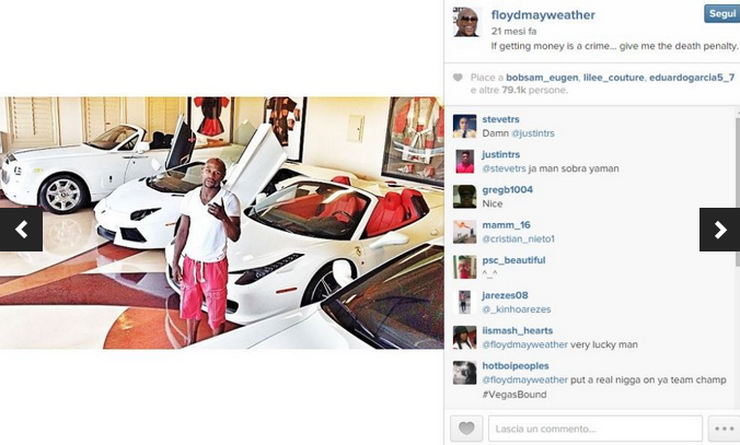 FOTO Cum arata garajul de 50 mil € al lui Floyd Mayweather: 