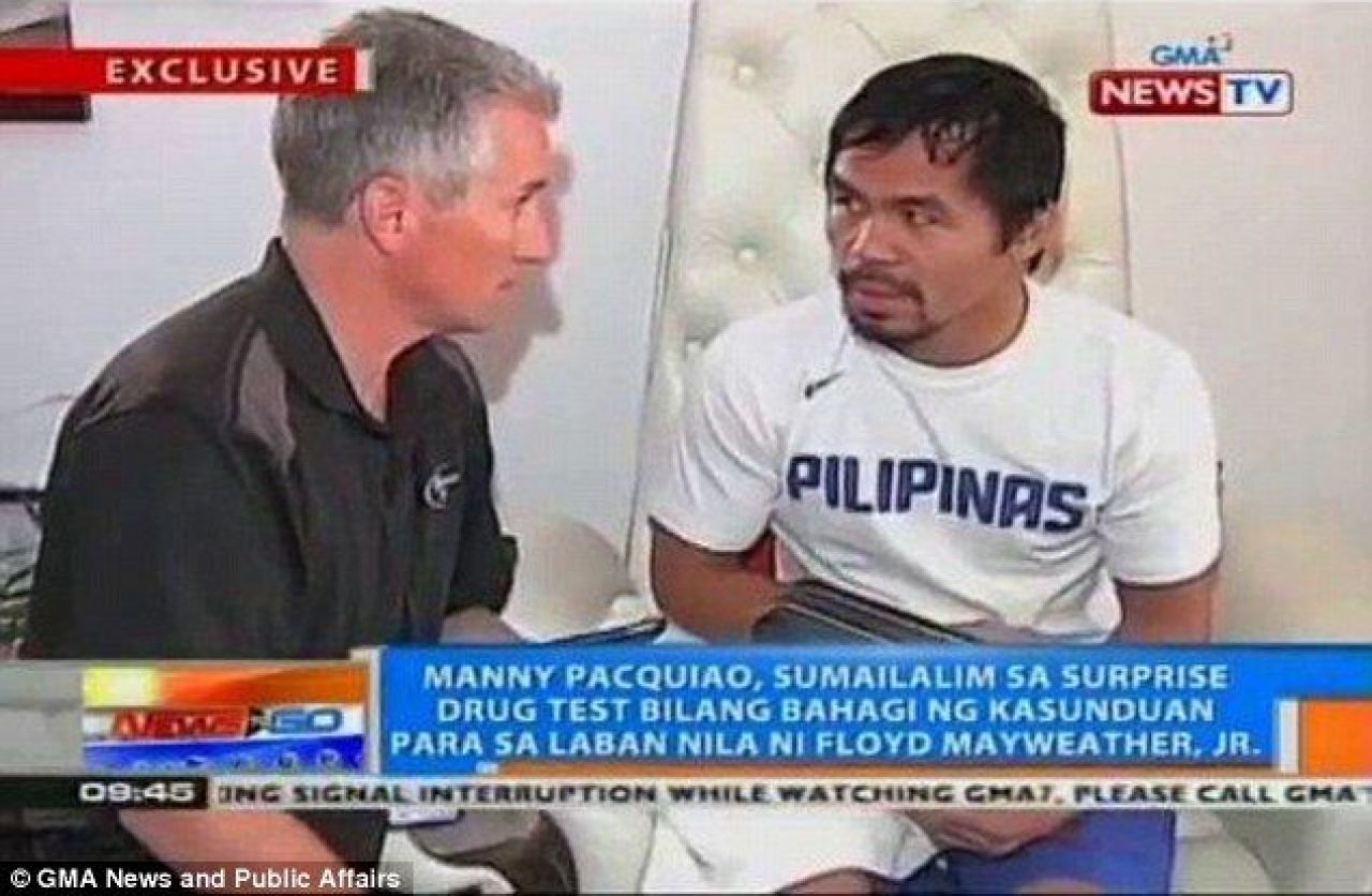 Mayweather l-a facut deja pe Pacquiao sa verse sange! Filipinezul, supus la test antidoping la cererea americanului! VIDEO_1