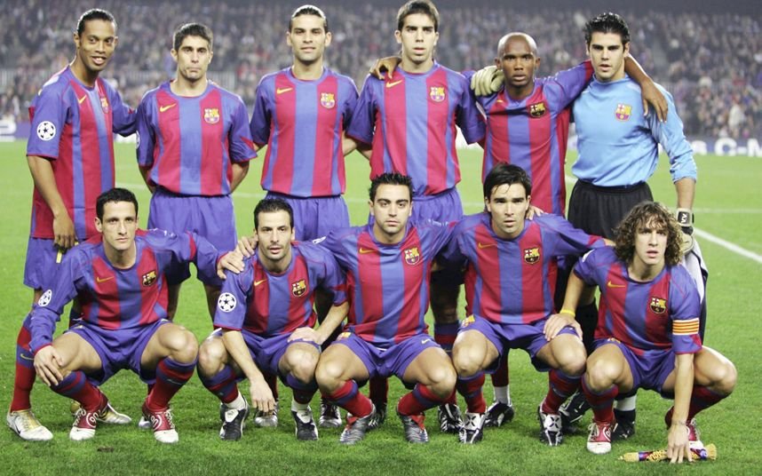 Transformarea Barcelonei de la Ronaldinho la Messi. Galerie FOTO fantastica cu 12 ani de istorie si fotbal total_2