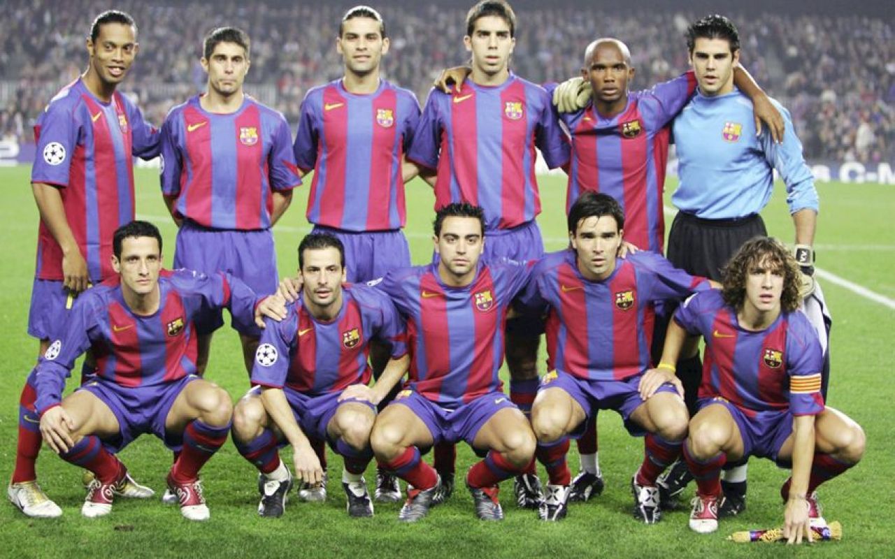 Transformarea Barcelonei de la Ronaldinho la Messi. Galerie FOTO fantastica cu 12 ani de istorie si fotbal total_2
