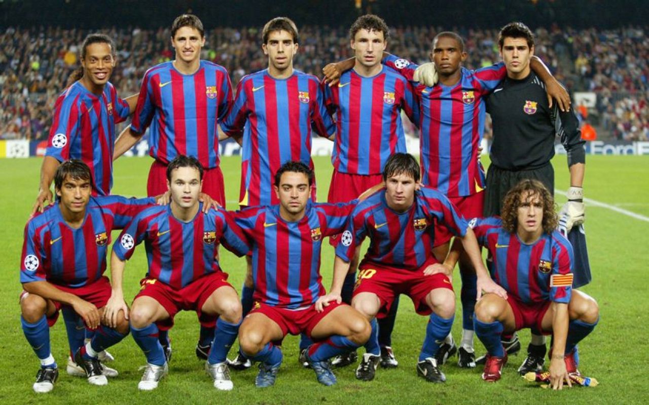 Transformarea Barcelonei de la Ronaldinho la Messi. Galerie FOTO fantastica cu 12 ani de istorie si fotbal total_3