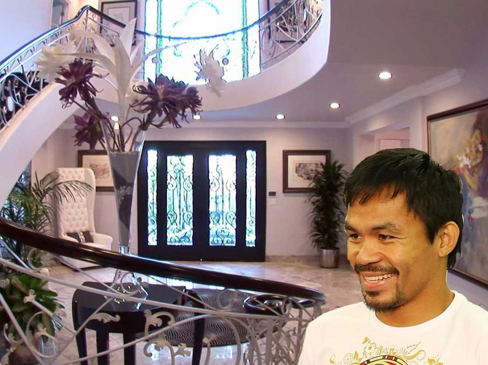 Pacquiao arunca si el cu banii inaintea meciului cu Mayweather! Filipinezul si-a luat una dintre cele mai scumpe vile din Beverly Hills! Cat a putut sa dea pe ea_2