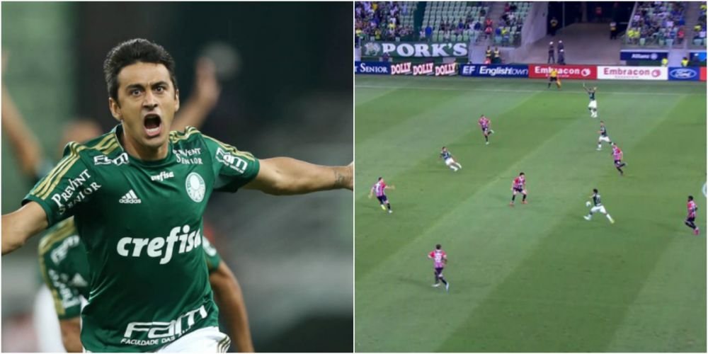 Nu face de ras numele | Robinho al lui Palmeiras, lob fabulos de la 30 de metri peste cel mai tare portar din campionatul Braziliei - Rogerio Ceni