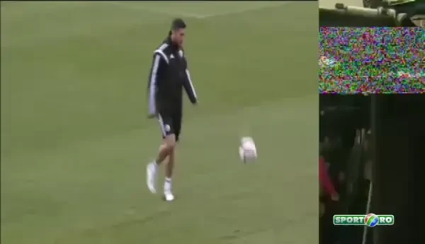 Imagini de la antrenamentul nationalei