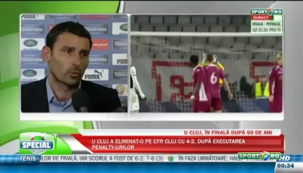 Falub: I-am motivat pe jucatori cu declaratiile lui Trica CFR-istii, devastati dupa ratarea calificarii in finala Cupei: Era ultima sansa