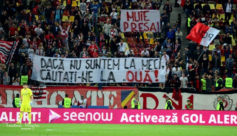 GALERIE FOTO | Ce nu s-a vazut aseara la derby-ul de pe National Arena: bannere, suporteri si un Borcea Jr. de nerecunoscut!_30