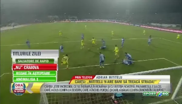 "Un profitor! A luat un titlu cu 40 de meciuri blatuite! Din cauza lui a murit Oblemenco!" Mititelu, atac dur la adresa lui Cartu