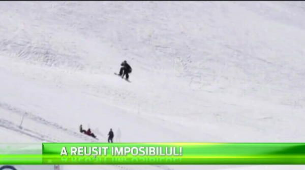 S-a crezut ca acest salt e imposibil! Daca gresea cat de putin, putea s-o pateasca GRAV