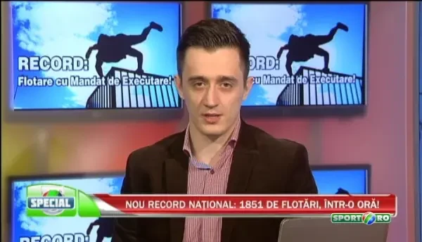 Fantastic! Romanul care a batut RECORDUL NATIONAL de flotari intr-o ora! Cate a reusit sa faca Narcis Cernea. VIDEO