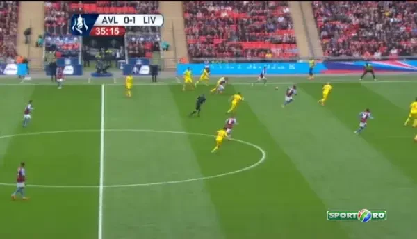 ASTON VILLA 1-1 LIVERPOOL. Christian Benteke egaleaza in minutul 36