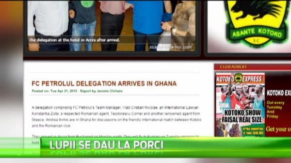 Amical EXOTIC pentru Petrolul Ploiesti! Porcii Spinosi din Ghana promit un super meci! :) VIDEO