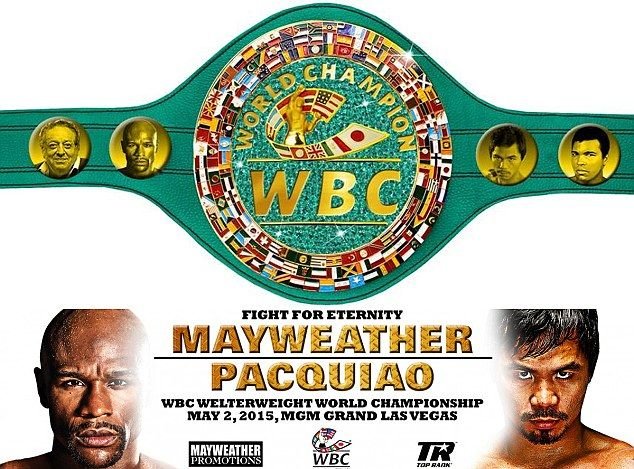 Cea mai scumpa centura pentru cel mai scump meci din istorie! Cum va arata trofeul pentru meciul mileniului Mayweather - Pacquiao