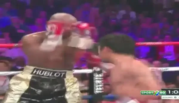 Mayweather vs Pacquiao 5 secunde