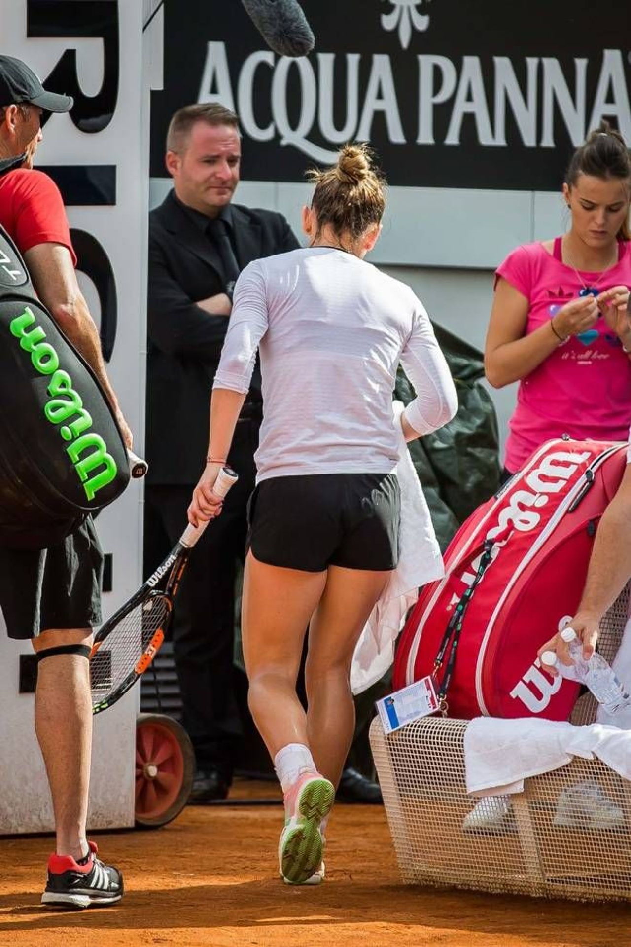 Organizatorii turneului de la Roma au reactionat dupa amenintarile primite de Simona Halep! Romanca, pazita la fiecare pas: FOTO_3