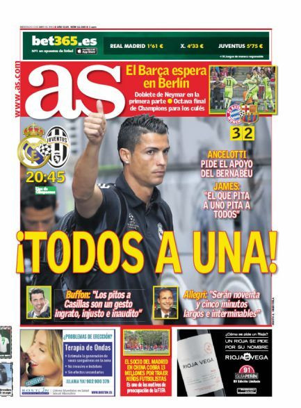 Real, OMORATA chiar de omul ei, finala ii aduce lui Juve 100 mil &euro;! Intalnire soc: Suarez vs. Chellini si Evra la Berlin :)