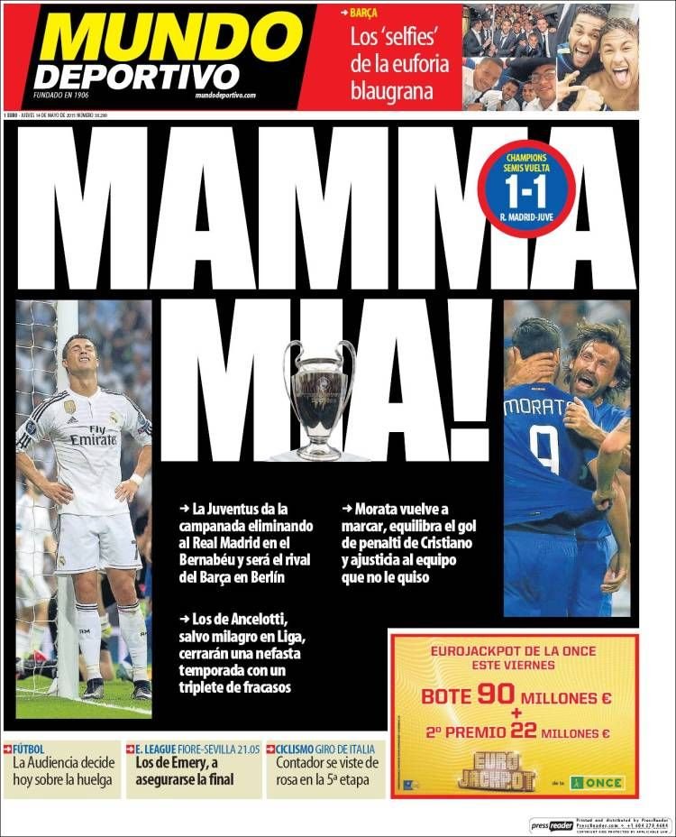 SHOW total dupa ce Juve a ajuns in finala Ligii! Ce scrie presa si ce s-a intamplat pe strazile din Torino!_5