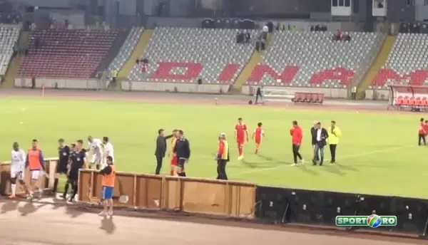 Final de meci la Dinamo