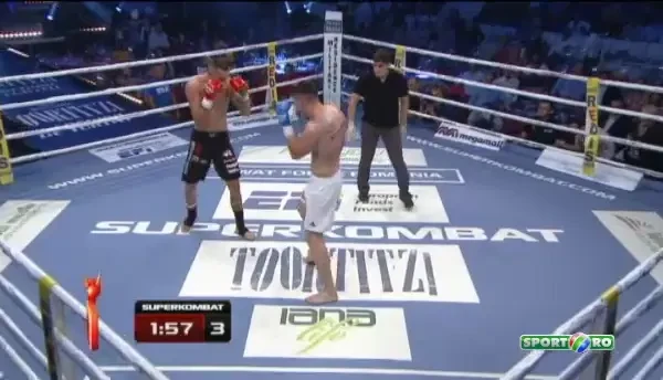 Ionut Stanciu il invinge la decizie, dupa trei runde, pe Alin Tamas, in gala LK New Heroes Romania