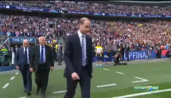 Printul William, asteptat pe Wembley cu covorul rosu