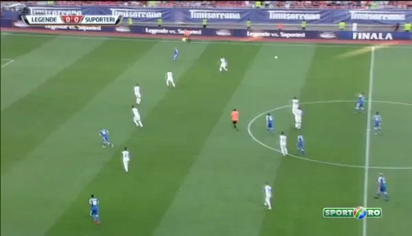 Adi Ilie deschide scorul pe National Arena cu o lovitura de cap de la 8 metri, dupa o centrare perfecta.