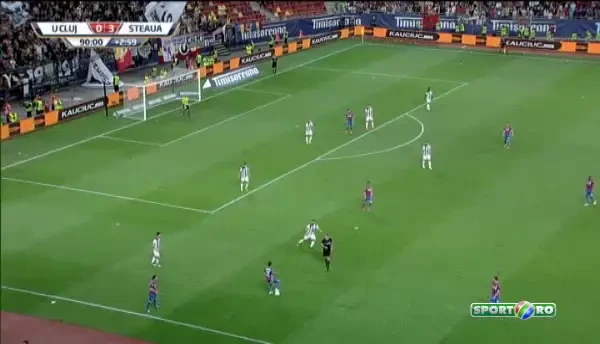 Nebunie pe banca Stelei la finalul meciului cu U. Cluj. Cum a reactionat Galca