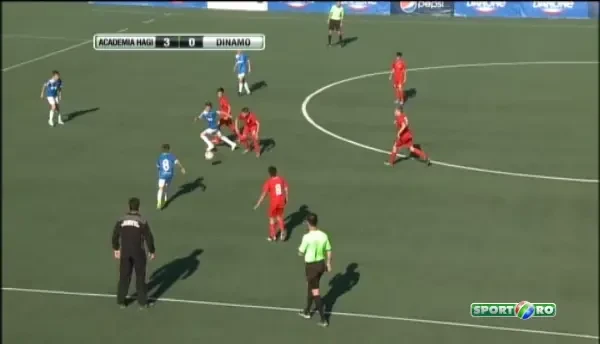 Academia Hagi 4-0 Dinamo: Hattrick fantastic pentru George Dragomir