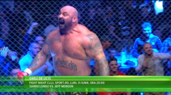 MONSTRUL Sandu Lungu isi ameninta urmatorul adversar din cusca! Ce mesaj ii transmite