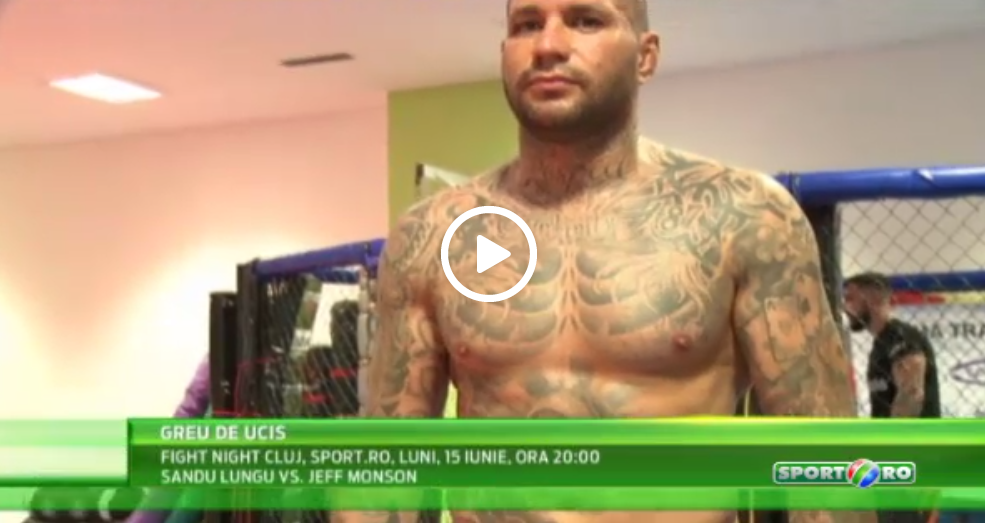FIGHT NIGHT Cluj e luni, 15 iunie, la Sport.ro | Sandu Lungu se bate cu Jeff Monson; cel mai TATUAT roman intra si el in cusca
