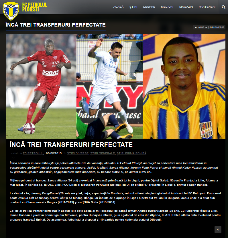 3 transferuri au fost anuntate OFICIAL de Petrolul! Doi jucatori din Liga I ajung pe OZN Arena! Cine a semnat