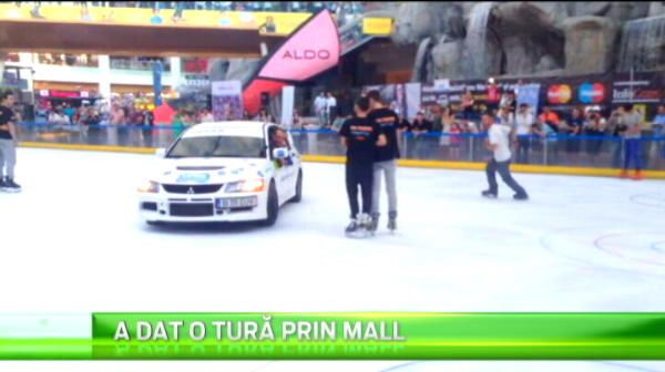 O masina a intrat intr-un mall din Bucuresti! Ce a urmat e absolut INCREDIBIL! VIDEO