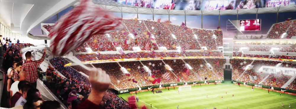 FABULOS! Se construieste stadionul de 1,1 miliarde de euro! Pe ce arena senzationala va juca AS Roma