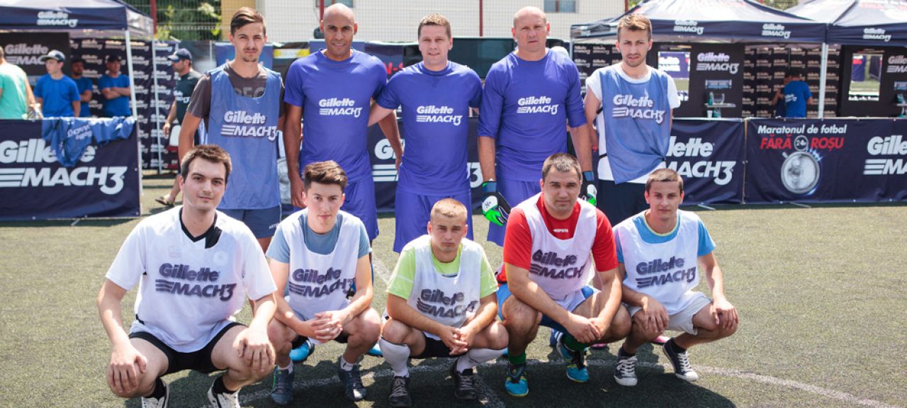 (P) Afla cum a fost la maratonul de fotbal fara rosu din Iasi, unde Costel Galca a facut spectacol!_2