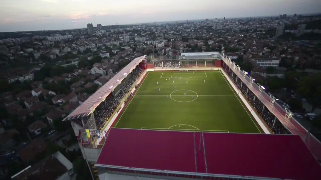 Nebunie totala la sarbi! Cum arata primul stadion construit deasupra unui MALL