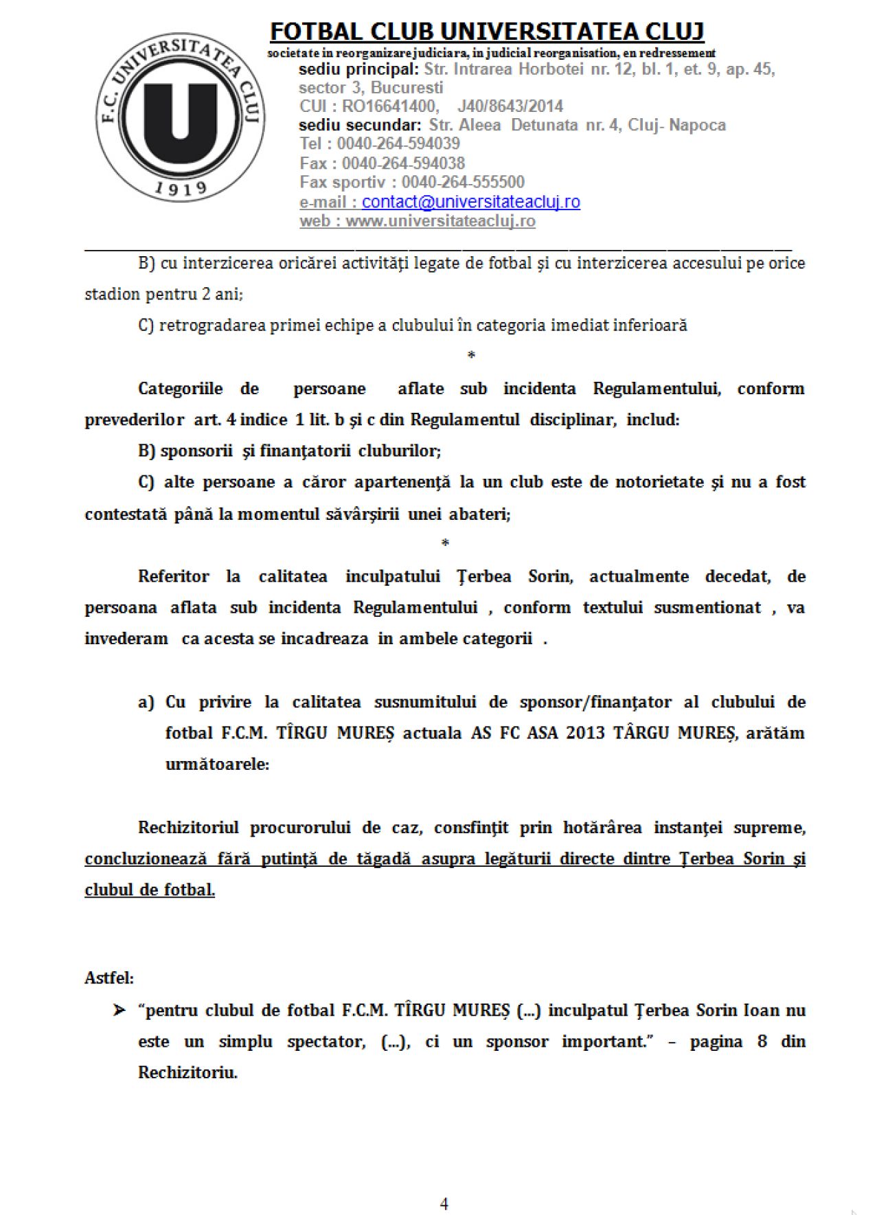 BOMBA! Se cere OFICIAL retrogradarea lui ASA Targu Mures! Visul de titlu al lui Super Dan se poate transforma in COSMAR_4