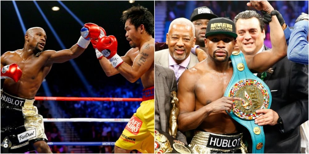 Soc in boxul mondial | Mayweather ramane fara centura cucerita in "Meciul Secolelor" cu Manny Pacquiao! Ce greseala a facut