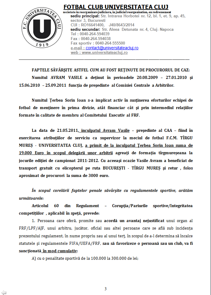 ASA-ul se apara, dupa ce o echipa de traditie a cerut Federatiei sa retrogradeze vicecampioana! Ce spun muresenii_4