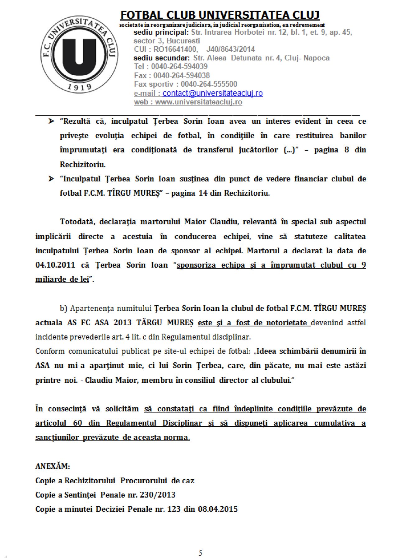 ASA-ul se apara, dupa ce o echipa de traditie a cerut Federatiei sa retrogradeze vicecampioana! Ce spun muresenii_6