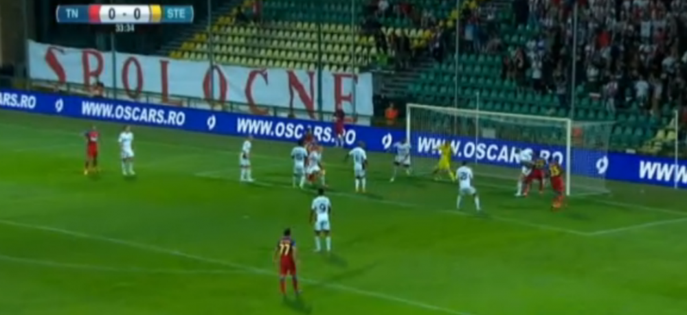 Minutul in care stelistii au dat ALL IN pentru un gol cu Trencin! GOL ANULAT Varela, ratare URIASA Tade. VIDEO
