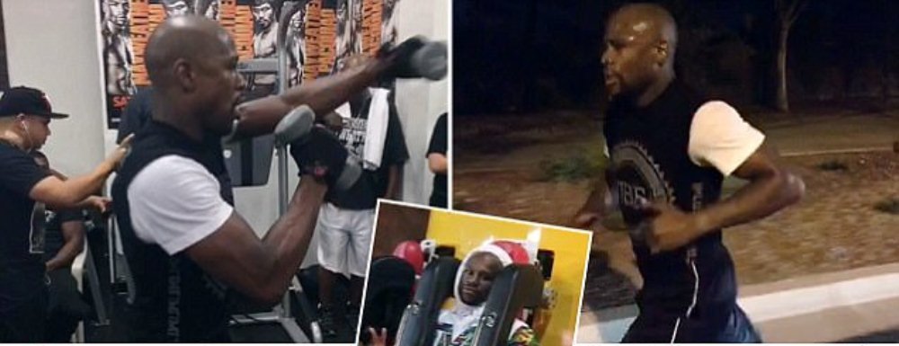 Toata lumea a fost surprinsa sa se trezeasca cu Mayweather aici! Unde a fugit de la sala, din timpul antrenamenului_10