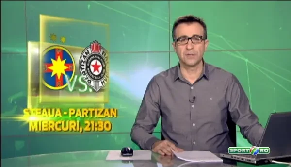 Surpriza la meciul Stelei cu Partizan. Cine va fi OMUL-GALERIE care va scanda de pe National Arena pentru calificare